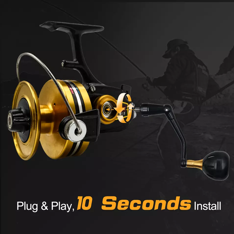 Penn Reel Spinfisher - Manivela de potência de 76 mm